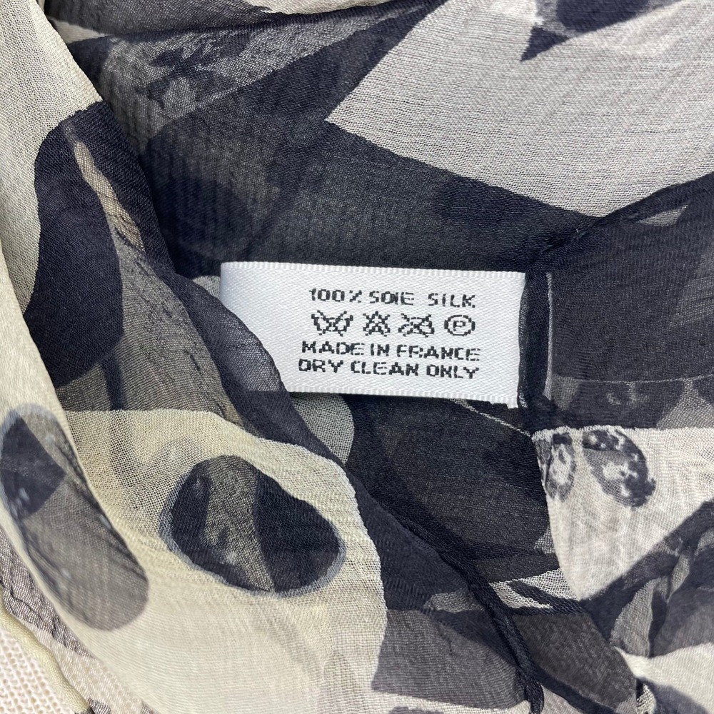 Vintage GALLIANO CHRISTIAN DIOR Silk Scarf Square‎ 27" Sheer Cards Dominos Y2K - Picture 6 of 11